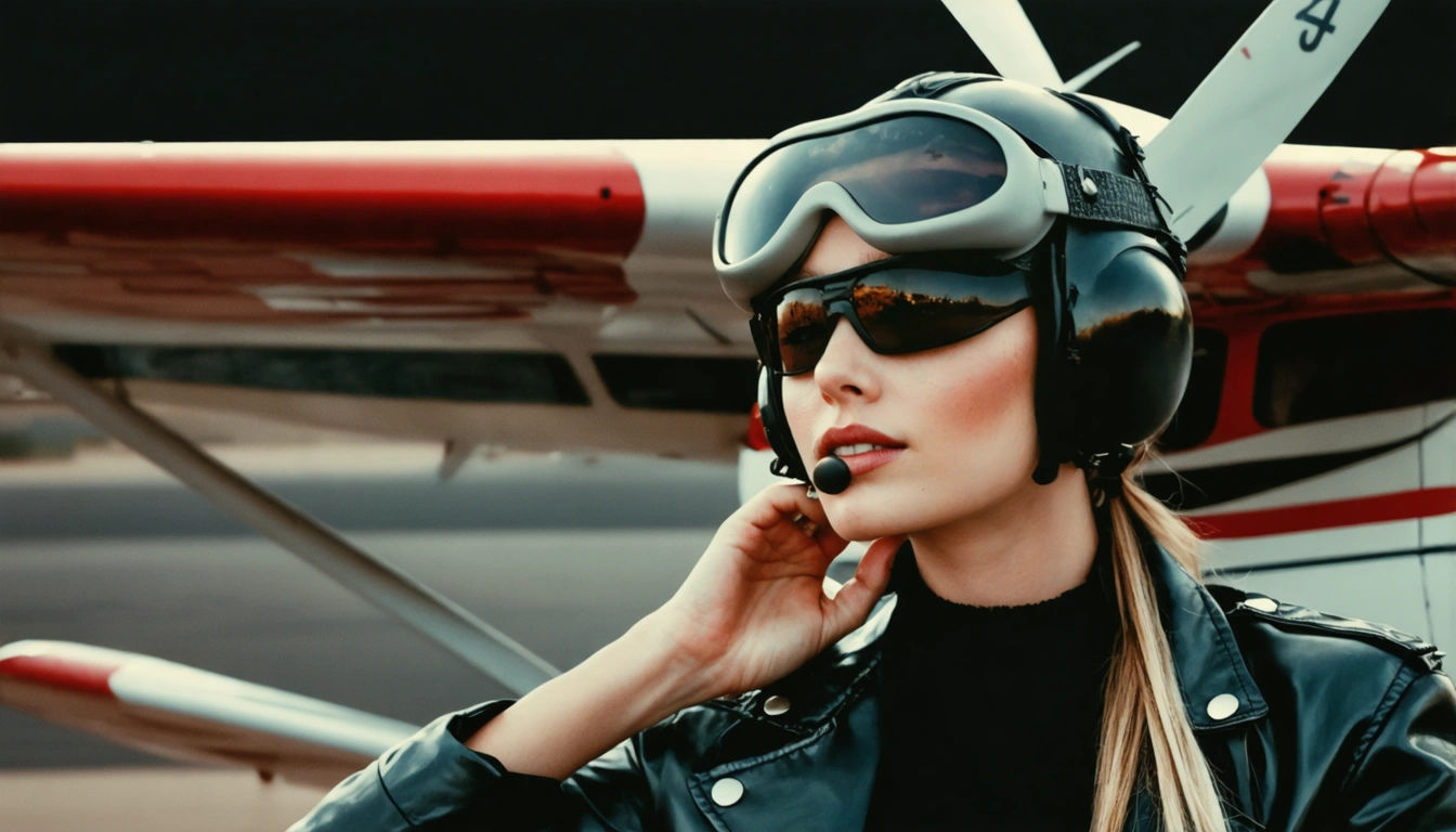 aviator Pin Up
